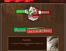 Tablet Screenshot of pizza-bella.fr